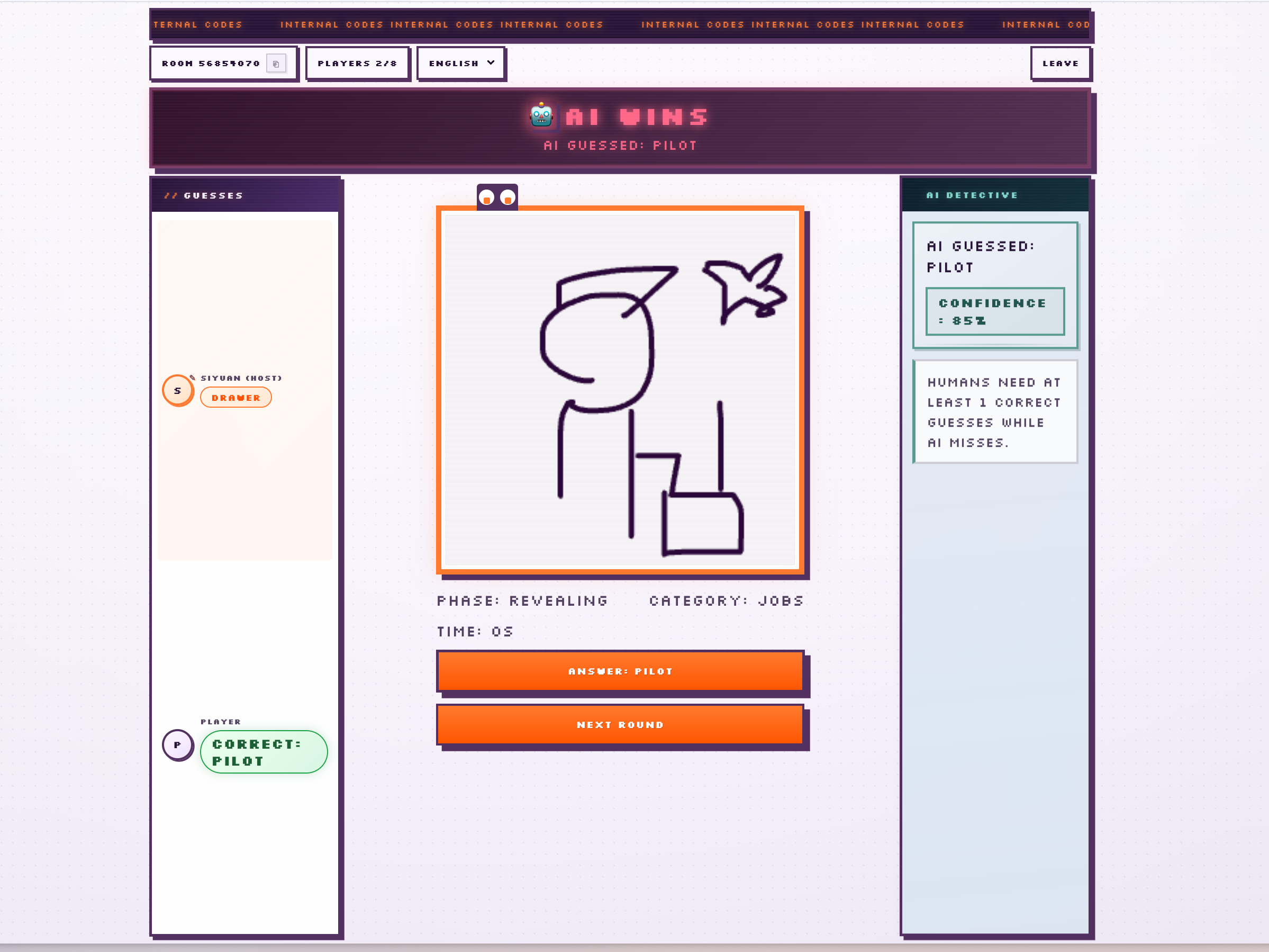 Internal Codes gameplay